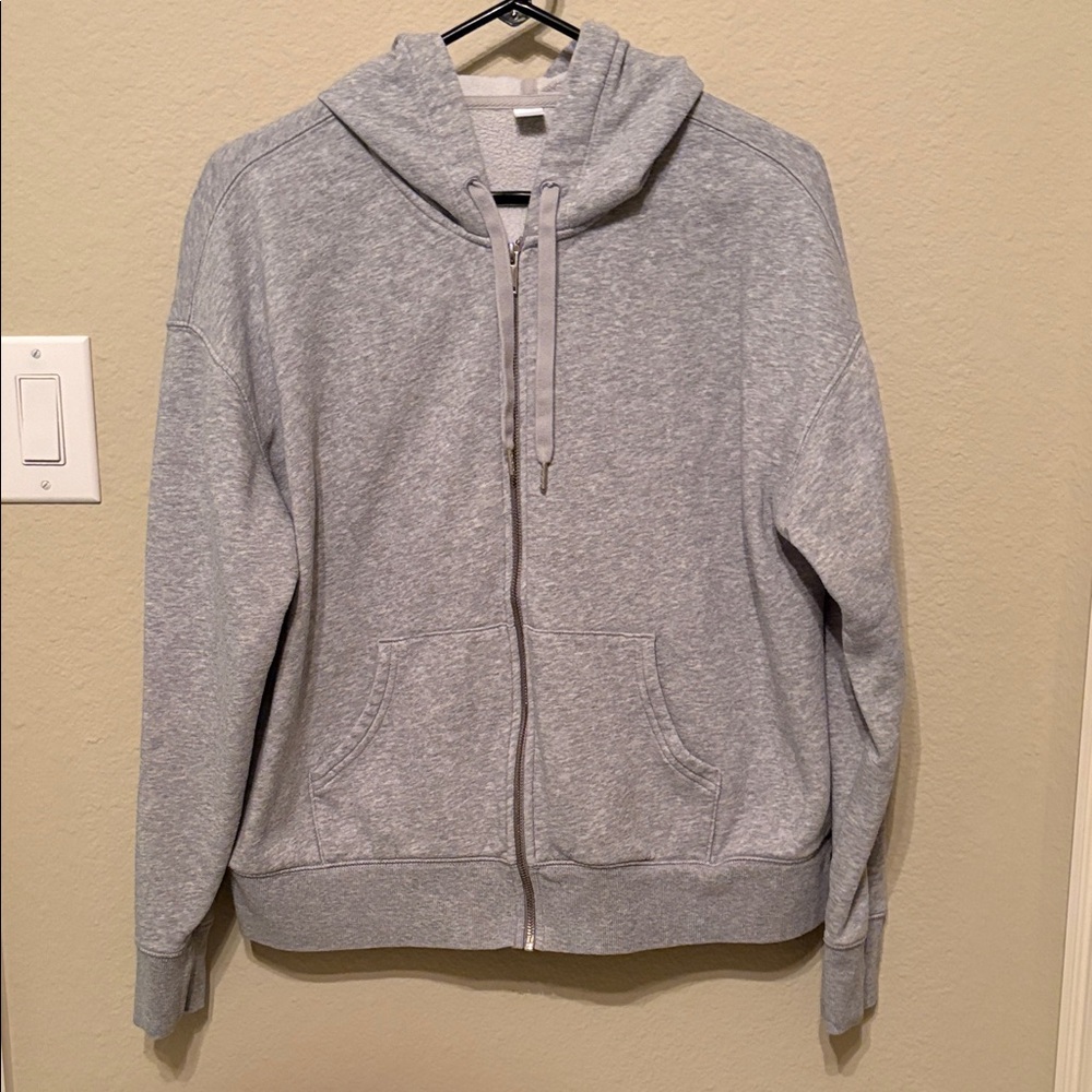 Old Navy Gray Zip-Up Hoodie